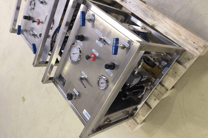 Skid pump – operare cu aer